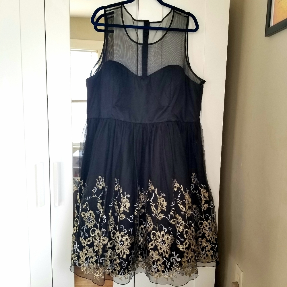 Modcloth Moments of Magnificence Dress 3X